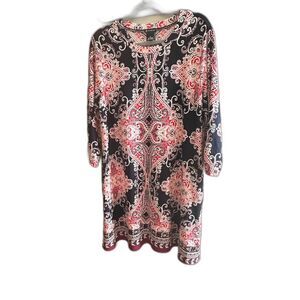 Navy, Red, White, Burgundy New Directions Dress Size XL Perfect For Any Occasion